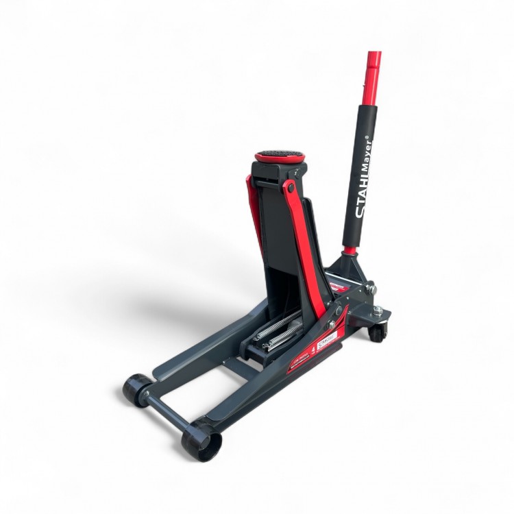 Нископрофилен Крик 4 тона Крокодил STAHLMAYER - XL ,  83-505мм, с 2 помпи