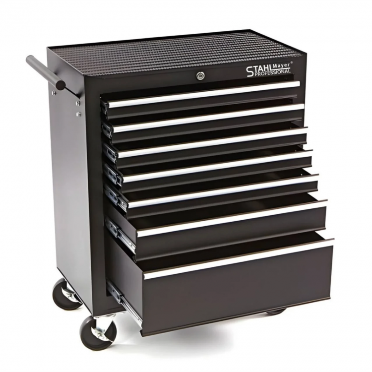 Количка Шкаф За Инструменти с 7 Чекмеджета STAHLMAYER – Eco Празни Чекмеджета за Инструменти Количка Шкаф За Инструменти с 7 Чекмеджета STAHLMAYER – Eco Празни Чекмеджета за Инструменти