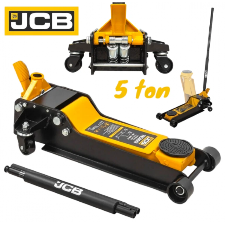 Крик Нископрофилен Крокодил 5 тона с педал JCB TR50001 90-550мм Крик Нископрофилен Крокодил 5 тона с педал JCB TR50001 90-550мм