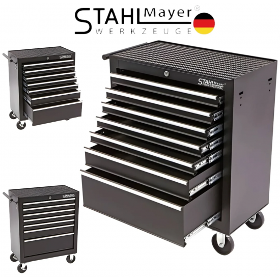 Количка Шкаф За Инструменти с 7 Чекмеджета STAHLMAYER – Eco Празни Чекмеджета за Инструменти Количка Шкаф За Инструменти с 7 Чекмеджета STAHLMAYER – Eco Празни Чекмеджета за Инструменти