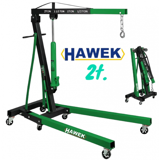 Хидравличен кран тип "жираф" HAWEK HW-1187,  2Т