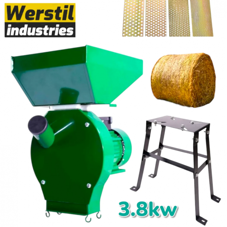 Фуражомелка WERSTIL Ярмомелка за фураж с 4 сита 3,8кВ KW 3000 оборота Фуражомелка WERSTIL Ярмомелка за фураж с 4 сита 3,8кВ KW 3000 оборота