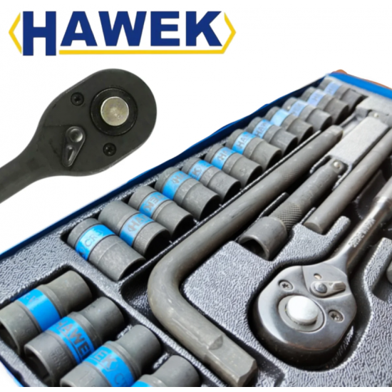 ГЕДОРЕ С УДАРНИ ВЛОЖКИ 24 ЧАСТИ 1/2 ДО 24 ММ HAWEK ГЕДОРЕ С УДАРНИ ВЛОЖКИ 24 ЧАСТИ 1/2 ДО 24 ММ HAWEK