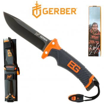 Универсален Нож Беар Грилс с Фини Ръбове и Фиксирано Острие Survival GERBER Нож