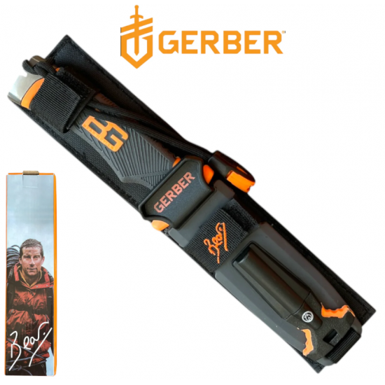 Универсален Нож Беар Грилс с Фини Ръбове и Фиксирано Острие Survival GERBER Нож