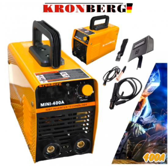 ЕЛЕКТРОЖЕН ИНВЕРТОРЕН 400А С ДИСПЛЕЙ KRONBERG IGBN INVERTER до 5мм Заваряване Заваръчен Апарат + МАСКА ЧУКЧЕТА И ЧЕТКИ КОМПЛЕКТ 2025г. ЕЛЕКТРОЖЕН ИНВЕРТОРЕН 400А С ДИСПЛЕЙ KRONBERG IGBN INVERTER до 5мм Заваряване Заваръчен Апарат + МАСКА ЧУКЧЕТА И ЧЕТКИ КОМПЛЕКТ 2025г.