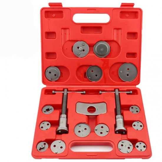 Комплект за сваляне на спирачки цилиндри с ляво и дясно въртене KrafTWelle 18 части Комплект за сваляне на спирачки цилиндри с ляво и дясно въртене KrafTWelle 18 части