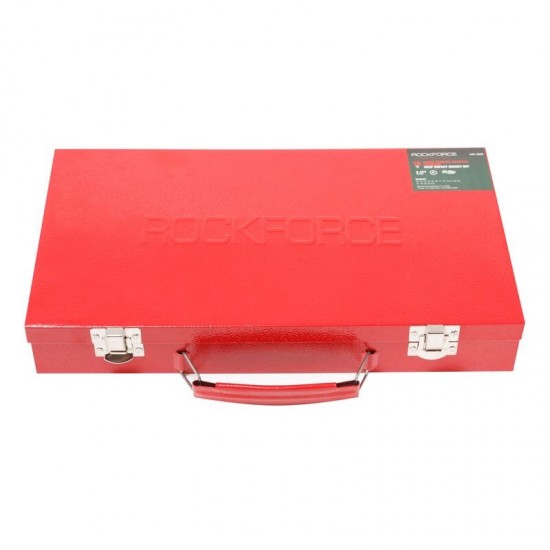 Ковани ударни вложки 1/2" удължени (10-36мм.) 16 бр. к-т | Rock FORCE Ковани ударни вложки 1/2" удължени (10-36мм.) 16 бр. к-т | Rock FORCE