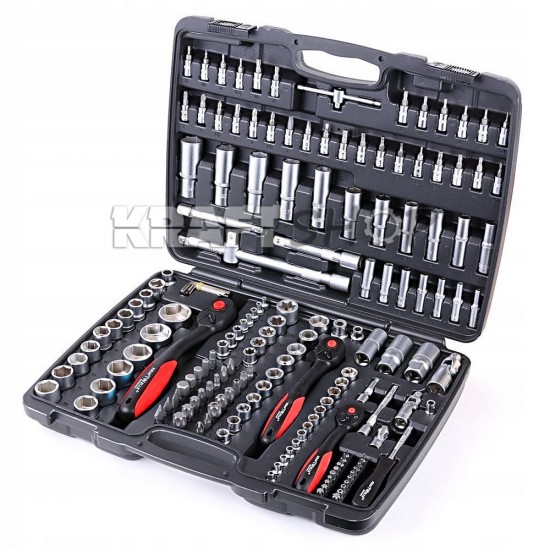 Гедоре 172 части KrafTWelle Germany с 3бр тресчотки Cr-V Гедоре 172 части KrafTWelle Germany с 3бр тресчотки Cr-V