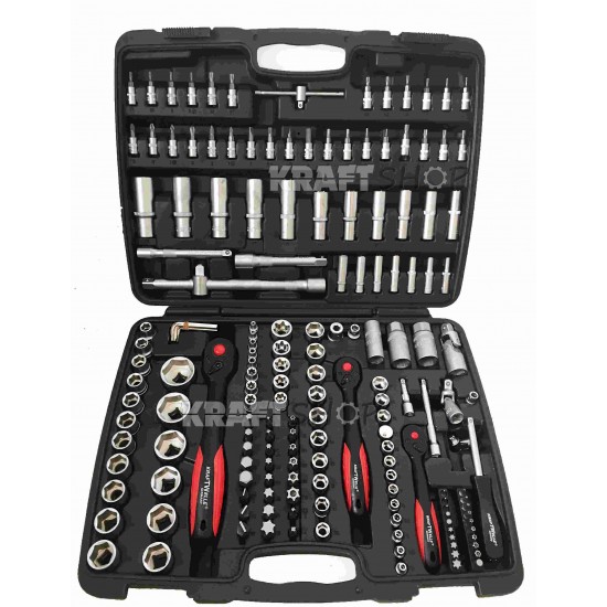 Гедоре 172 части KrafTWelle + Накрайници 41 части Гедоре 172 части KrafTWelle + Накрайници 41 части