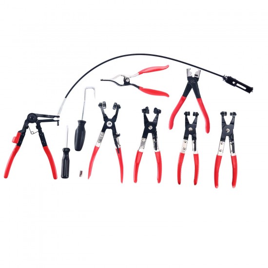 Немски Клещи за скоби за водни съединения от 9 части KraftWelle Немски Клещи за скоби за водни съединения от 9 части KraftWelle