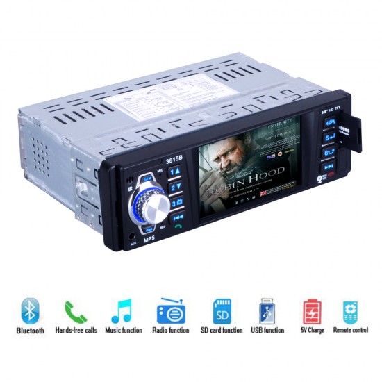 DVD Мултимедия за кола 3.9" TFT дисплей - авто плеър с Bluetooth , USB, AUX , SDcard DVD Мултимедия за кола 3.9" TFT дисплей - авто плеър с Bluetooth , USB, AUX , SDcard