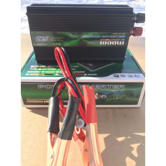 НЕМСКИ Инвертор за камион или кола CEJ 12V 24V - 220V, 1000W НЕМСКИ Инвертор за камион или кола CEJ 12V 24V - 220V, 1000W