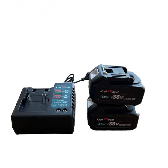 АКУМУЛАТОРЕН УДАРЕН ВИНТОВЕРТ 36v 8ah KraftRoyal 2025 АКУМУЛАТОРЕН УДАРЕН ВИНТОВЕРТ 36v 8ah KraftRoyal 2025