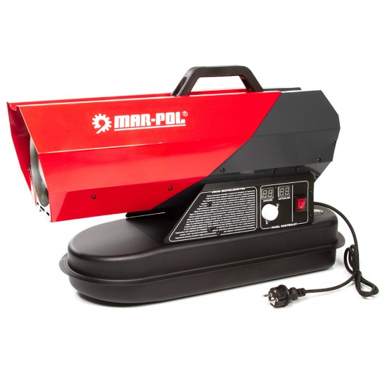 Дизелов калорифер MAR-POL, 30 kW, 550 м³/час, 12 литра, LCD дисплей, термостат и регулатор Дизелов калорифер MAR-POL, 30 kW, 550 м³/час, 12 литра, LCD дисплей, термостат и регулатор