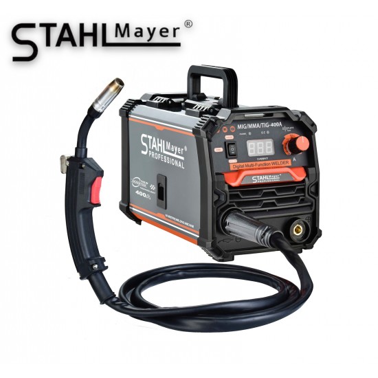 Телоподаващ апарат MIG, MAG, MMA за заваряване без газ 400А STAHLMAYER-Pro Телоподаващ апарат MIG, MAG, MMA за заваряване без газ 400А STAHLMAYER-Pro