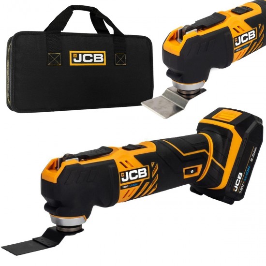Акумулаторен Многофункционален Инструмент JCB 18V JCB 18MT-2XB-E Акумулаторен Многофункционален Инструмент JCB 18V JCB 18MT-2XB-E