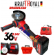 Акумулаторен ъглошлайф 36V 8Ah 125 мм KraftRoyal Red Акумулаторен ъглошлайф 36V 8Ah 125 мм KraftRoyal Red
