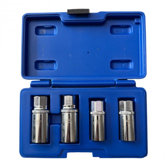 Екстрактори за шпилки к-т 4ч, 6-12mm, вложки шпилковадачи 1/2", HAWEK , HW-1102 Екстрактори за шпилки к-т 4ч, 6-12mm, вложки шпилковадачи 1/2", HAWEK , HW-1102