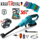 Водоструйка Безчеткова Акумулаторна 6в1 36V 8,0AH KRAFTROYAL 200bar 3500W с Дисплей Пръскачка с 6 накрайника 2 Батерии Водоструйка Безчеткова Акумулаторна 6в1 36V 8,0AH KRAFTROYAL 200bar 3500W с Дисплей Пръскачка с 6 накрайника 2 Батерии