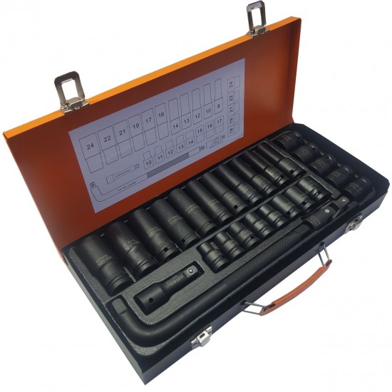 Ударни Вложки Stahlmayer 27части в куфар Ударни Вложки Stahlmayer 27части в куфар