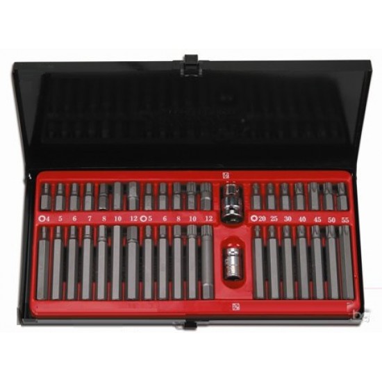 Комплект Накрайници за гедоре Rico 41 части 3/8 1/2 Комплект Накрайници за гедоре Rico 41 части 3/8 1/2