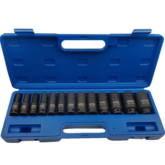 Немски ударни вложки 13 броя 1/2" Force KrafT Немски ударни вложки 13 броя 1/2" Force KrafT